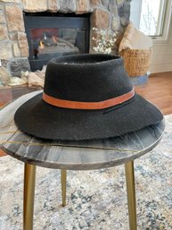 Vintage Wool Fedora Style Hat
