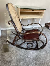 Bentwood Rocking Chair - Stained Wood