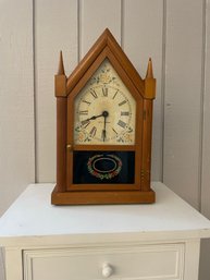 Vintage Seth Thomas Sharon- E  Mantel Clock, Cat 207 Battery Operated