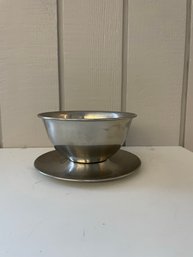 Vintage Stainless Steel Oneida Gravy Bowl - Made In Japan