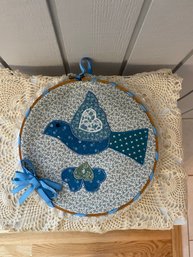 Vintage Dove Quilt Embroidery