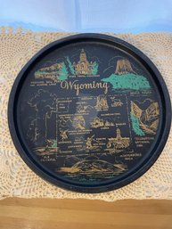 Vintage Wyoming Serving Tray