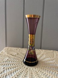 Vintage Amethyst Vase - Made In Japan