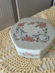 Vintage Geese Trinket Dish