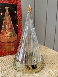 Vintage Avon Color Changing Glass Tree With Three Lights