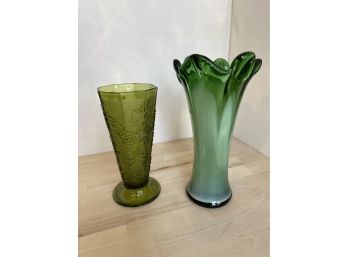 Green Vases