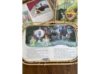 Vintage Bamboo Tray - 4 (fairy God Mother Transformation)