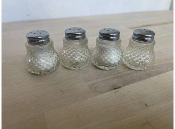 Vintage Glass/Crystal Salt And Pepper Shakers