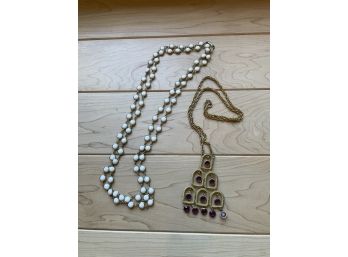Vintage Necklace Lot - 2 Necklaces