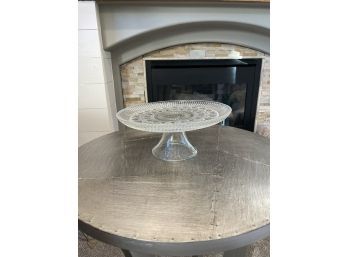 Clear Glass Cake Stand #3