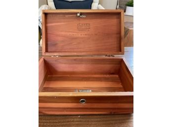 Vintage Lane Cedar Chest Jewelry Box