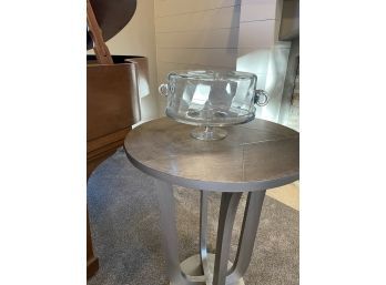 Glass Cake Stand With Lid #2