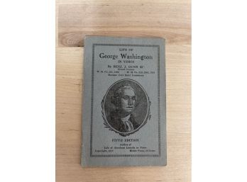 Life Of George Washington In Verse Booklet