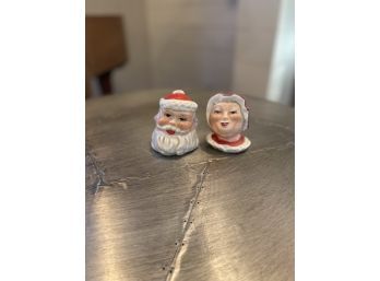 Mr And Mrs. Claus Salt And Pepper Shakers