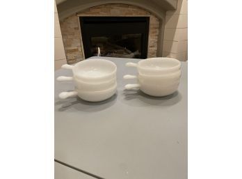 Set Of 6 Glassbake Bowls