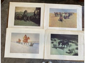Remington Prints - Set Of 4