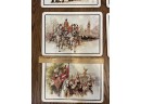 Vintage Cloverleaf Tablemats -  Royal Soldiers. Set Of 6 Mats