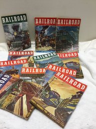 11 Issues 1952 Railroad Magazine (january Missing)