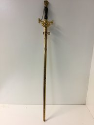 Vintage Decorative Sword By Ames Sword Chicopee Ma