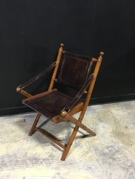 Vintage Faux Bamboo Safari Campaign Folding Chair