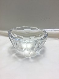 Vintage Orrefors Signed Crystal Bowl