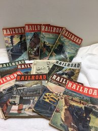 12 Issues 1949 Railroad Magazine As Pictured