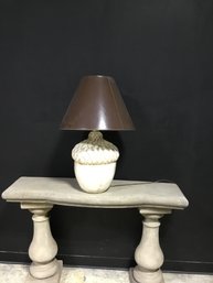 Haeger Acorn Lamp Approximately 30 Inches Tall  Overall