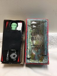Vintage 1960s Coffin Bank