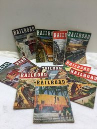 11 Issues 1951 Railroad Magazine (February Missing) As Pictured
