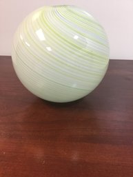 6 Inch Vintage Swirled Vase