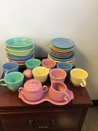 Box Lot Fiesta Ware As Pictured