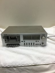 Teac CX-350 Stereo Cassette Deck Untested