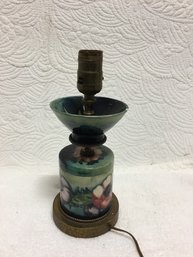 12 Inch Tall Vintage Lamp Untested