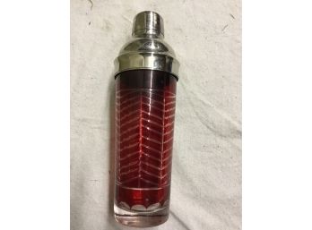 Ruby Red Vintage Cocktail Shaker