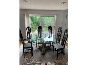 Ornate 60x30 Dining Set With 6 Chairs