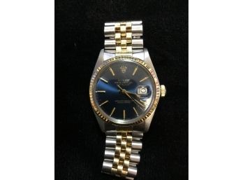 Rolex Two Tone Oyster Perpetual Datejust