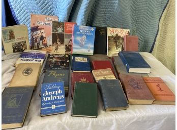 Book Lot Of Vintage Books