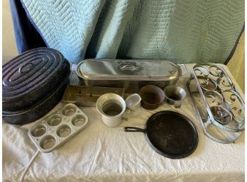 Assorted Vintage Pots And Cookware Lot 1
