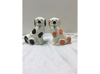 Pair Of 9 Inch Tall Blakeney Antique Dogs
