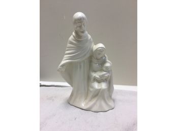 10.5 Inch Tall Jesus Mary And Joseph Figure 1982 Signed MR