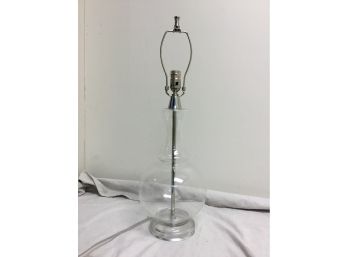 27 Inch Tall Glass Lamp
