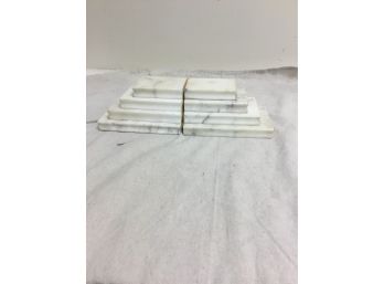 Set Of Marble Book Ends