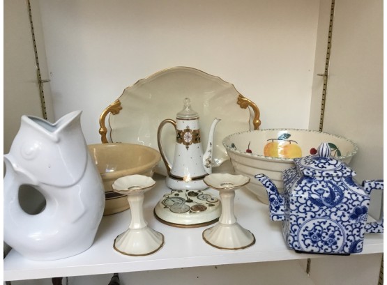 Miscellaneous Pottery  And China Lot