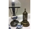 Candle Holder And Lamp Lot