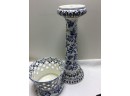 37 Inch Tall Ceramic Plant Stand