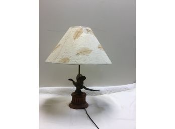 Vintage Pheasant Lamp
