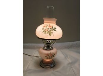 19 Inch Tall Vintage Hurricane Lamp