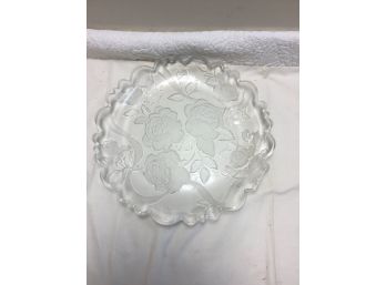 Cut Glass 14 Inch Platter